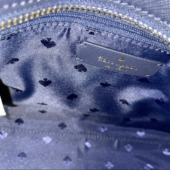 KATE SPADE STACI MEDIUM SATCHEL SHOULDER BAG CHERRIES PINK RED WHITE LEATHER - Picture 10 of 11